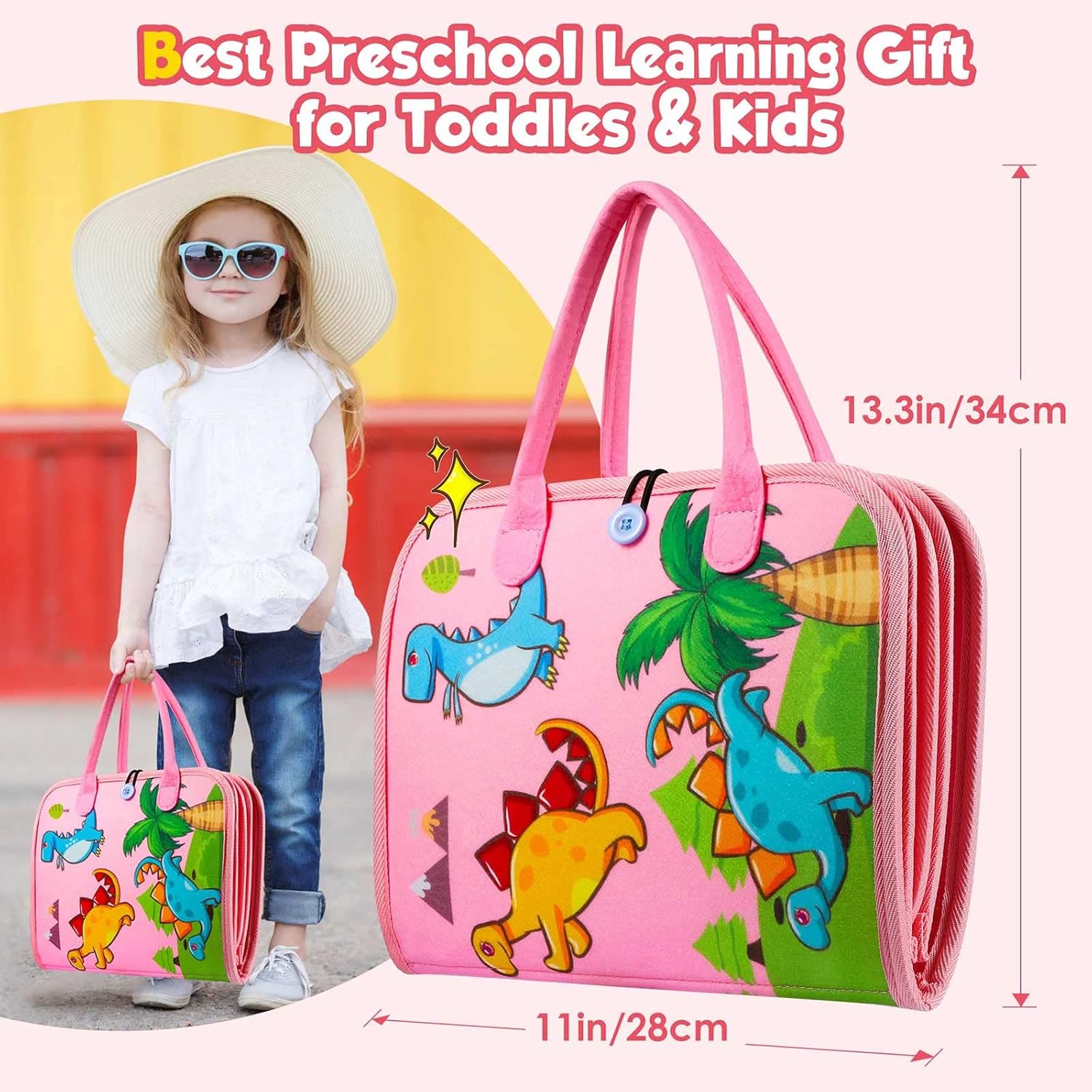 Toddler Push Board Montessori Toy - Educational