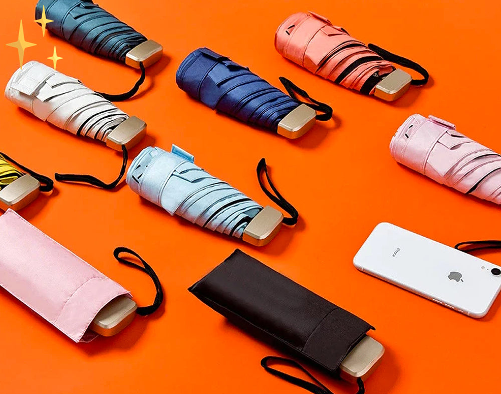 MiniPocket Umbrella – Portable, Lightweight Compact Umbrella for Protection Anytime, Anywhere