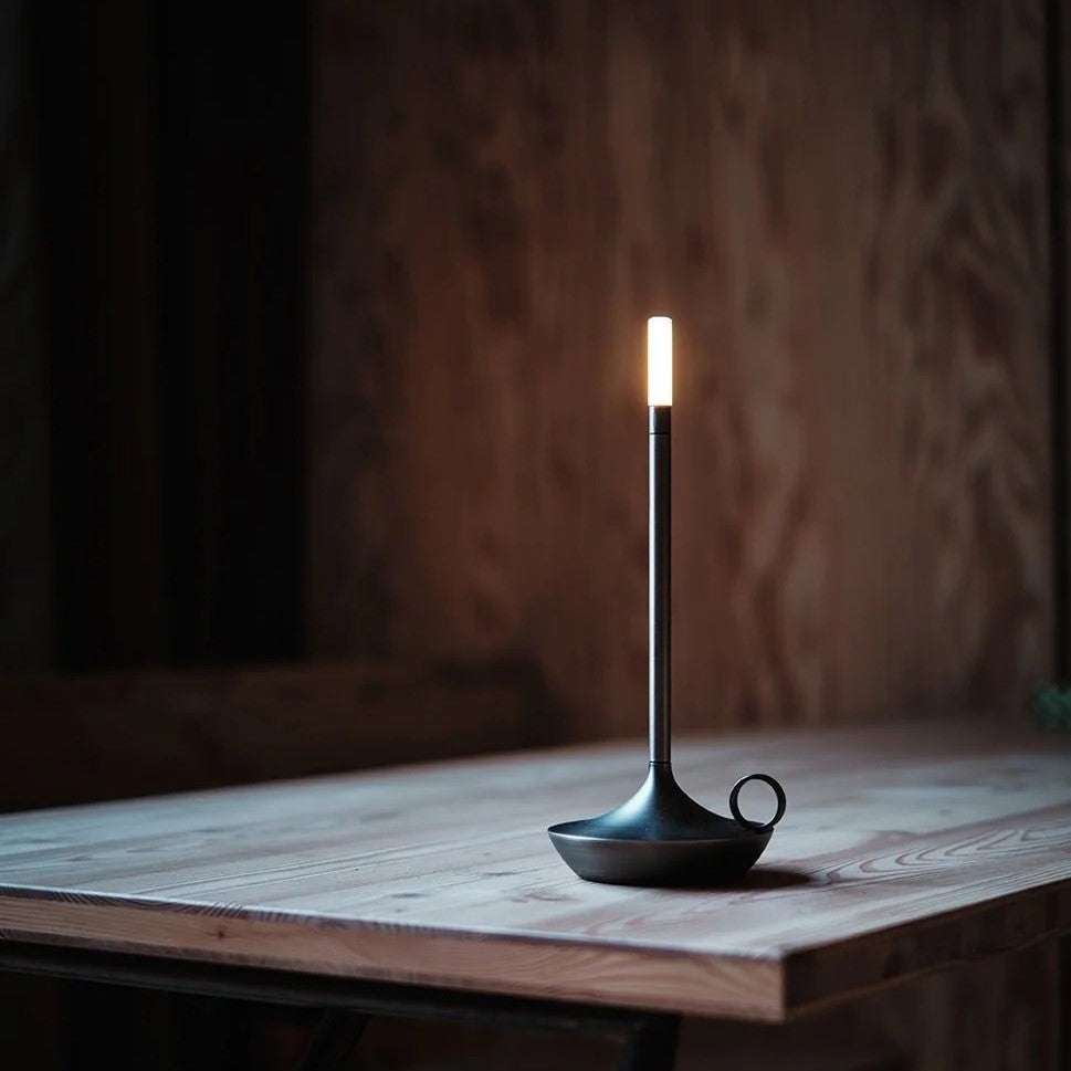 LumaGlow Dimmable LED Candle Lamp – Elegant & Wireless with Long Battery Life