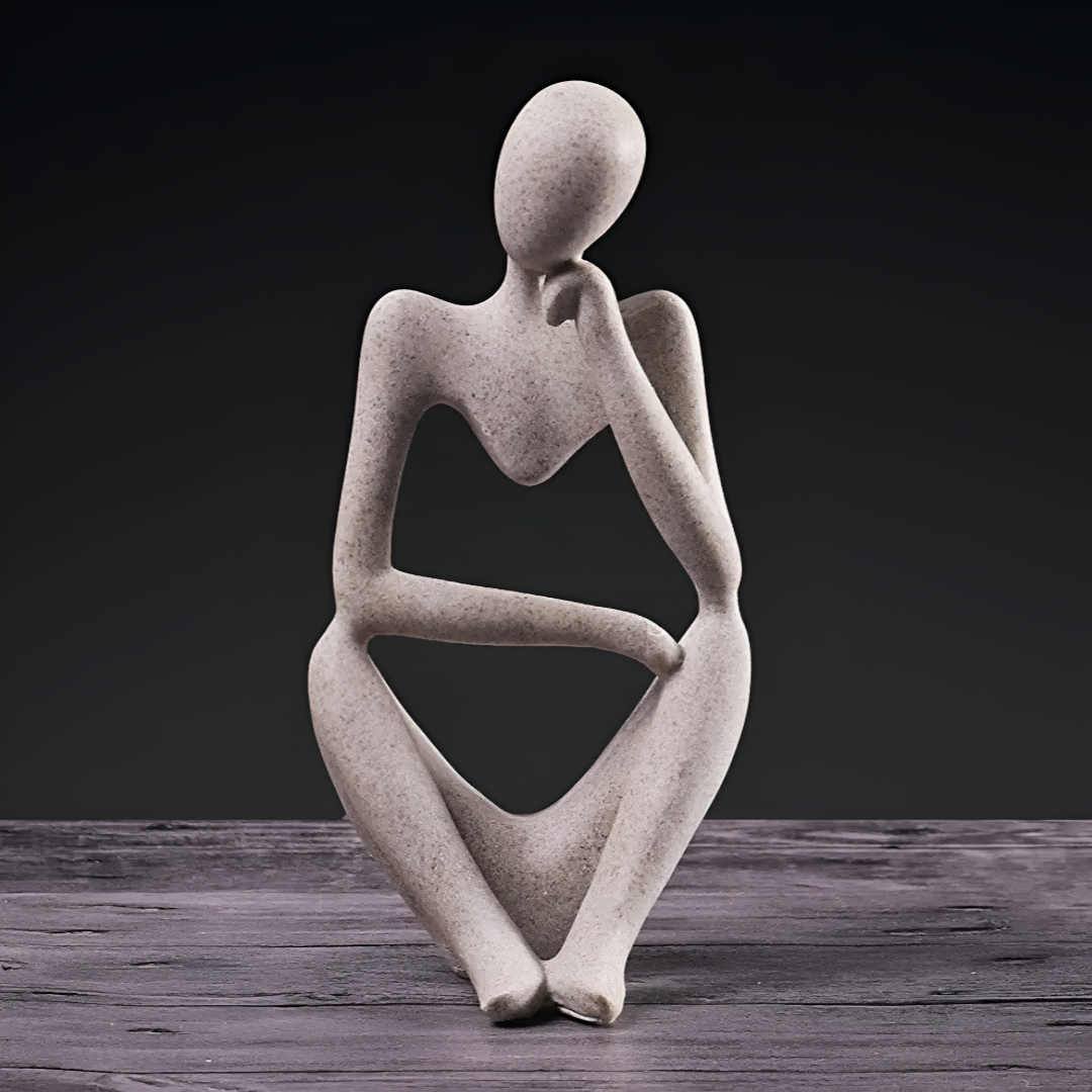 Abstract Sculpture "The Thinker" – Timeless Elegance for Your Interior