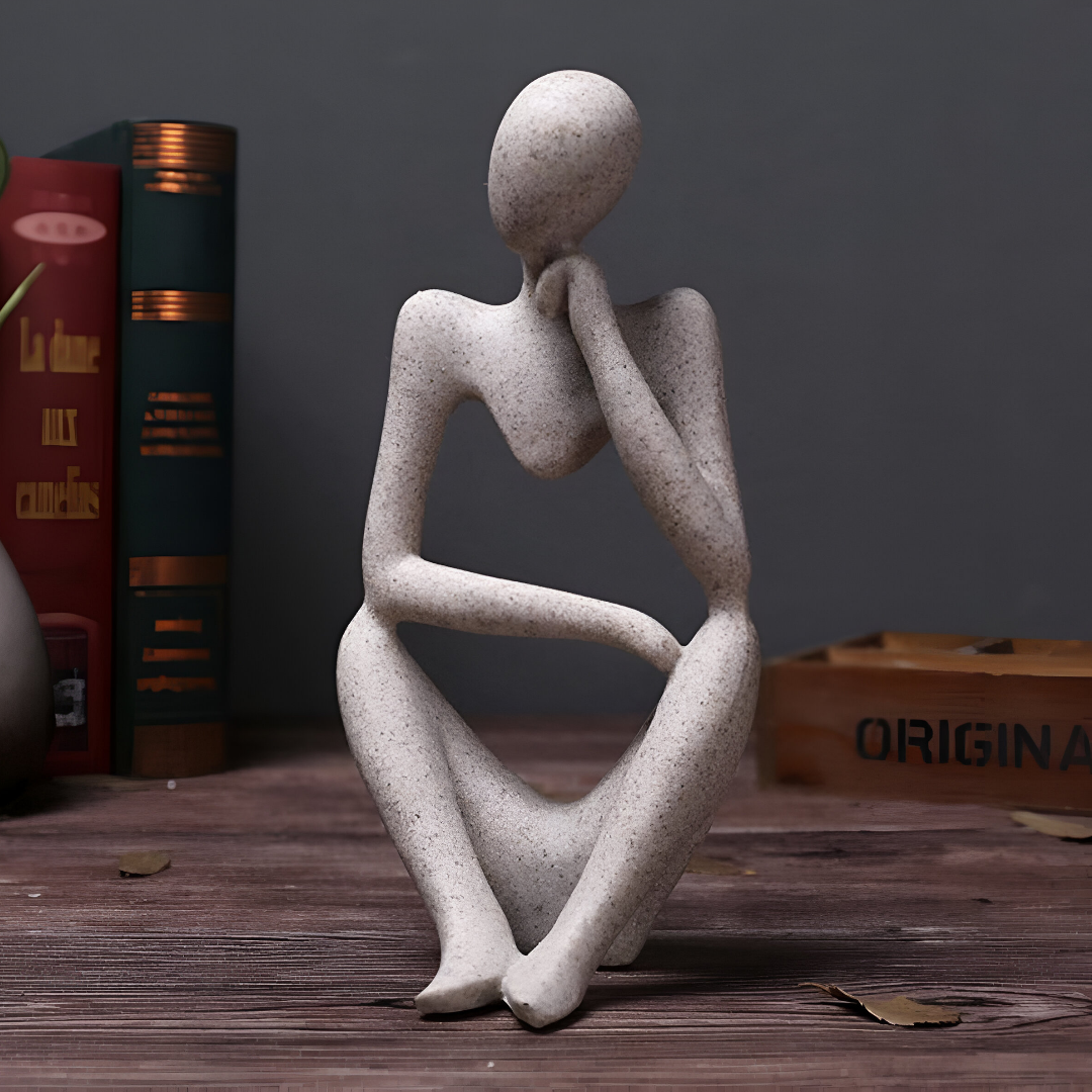 Abstract Sculpture "The Thinker" – Timeless Elegance for Your Interior