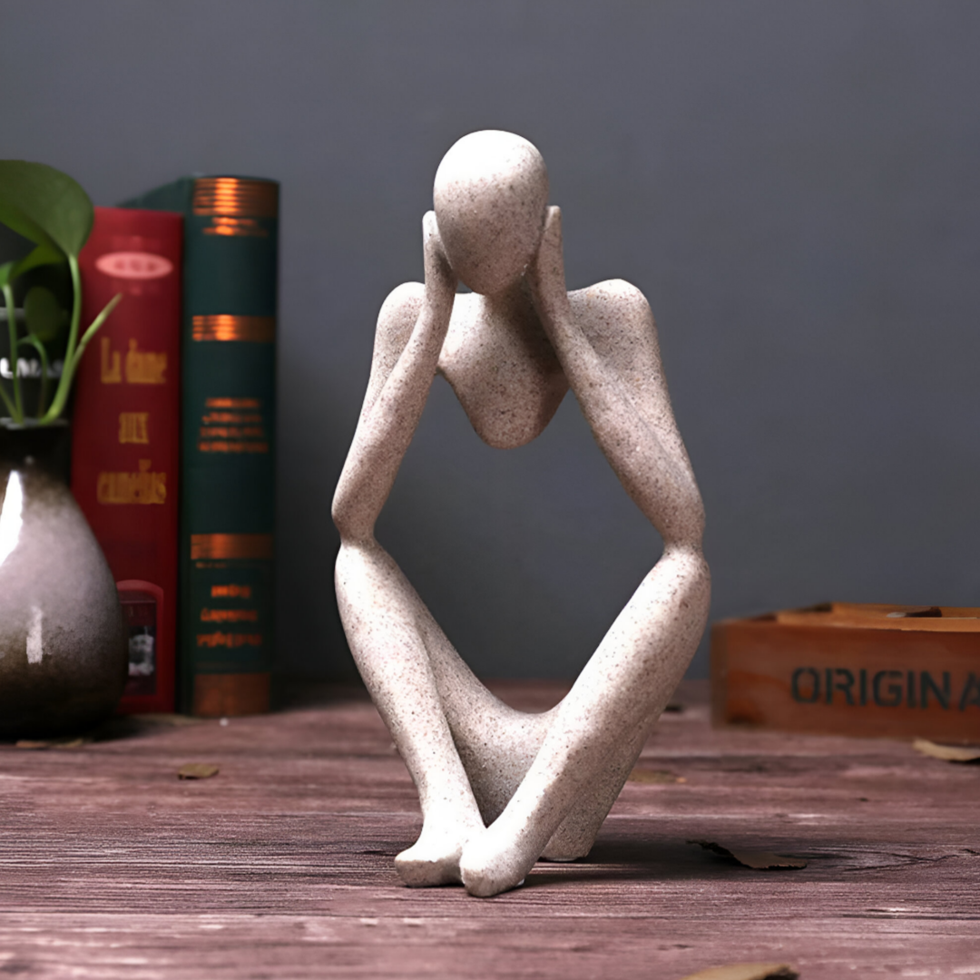 Abstract Sculpture "The Thinker" – Timeless Elegance for Your Interior