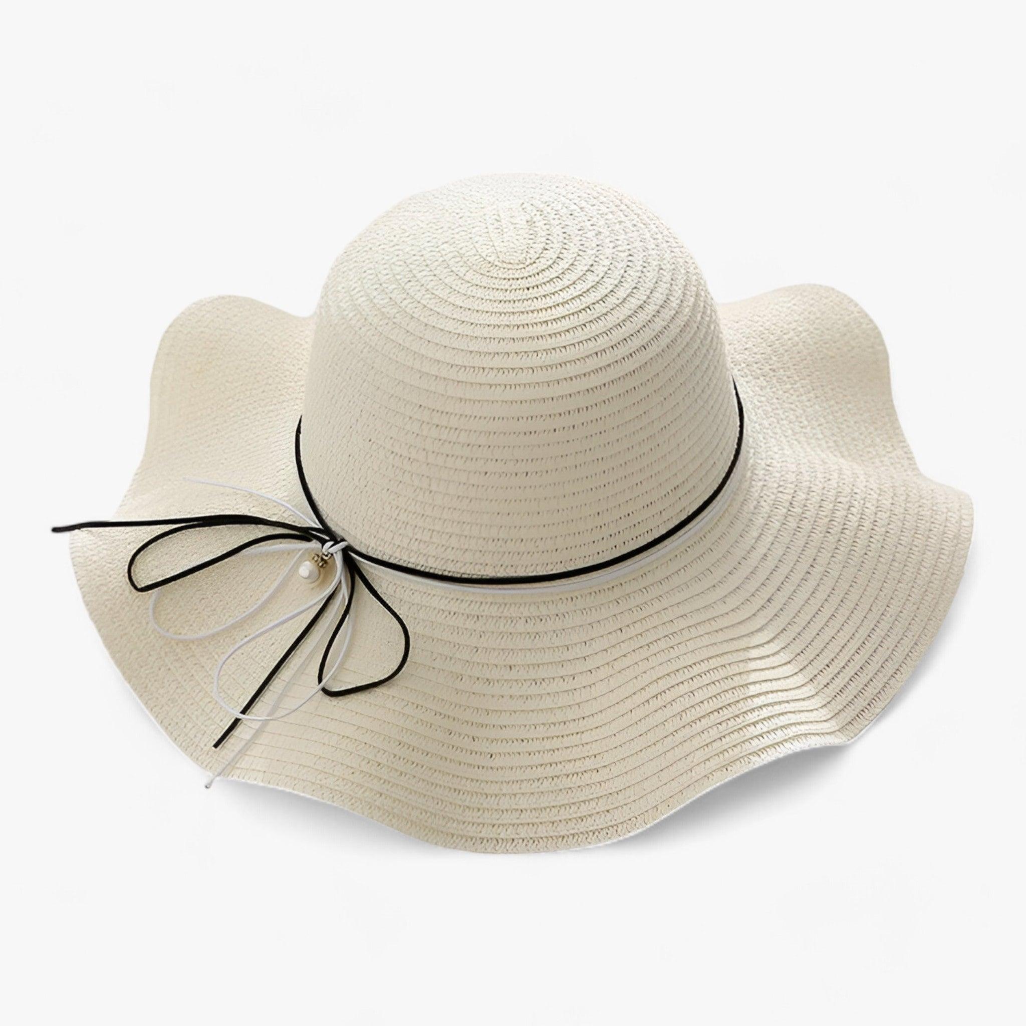 Airy Women's Beach Hat with Bow and UV Protection – BreezeBow