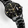 Luxury Black Quartz Watch for Men - Caspian