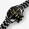 Luxury Black Quartz Watch for Men - Caspian