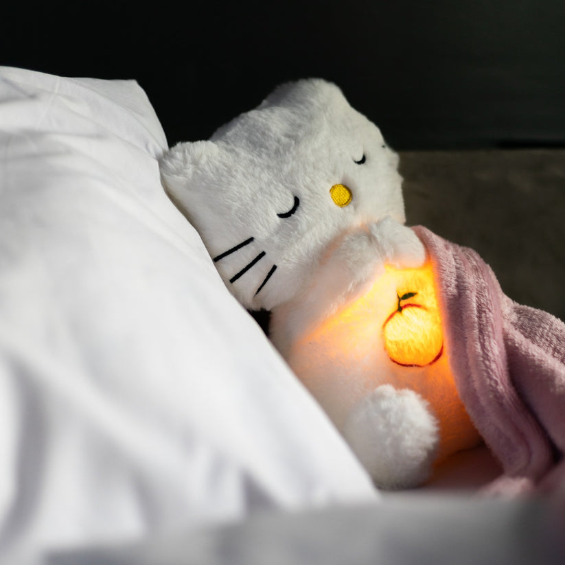 Stress-Relieving Plush with Breathing & Night Light - Soothing