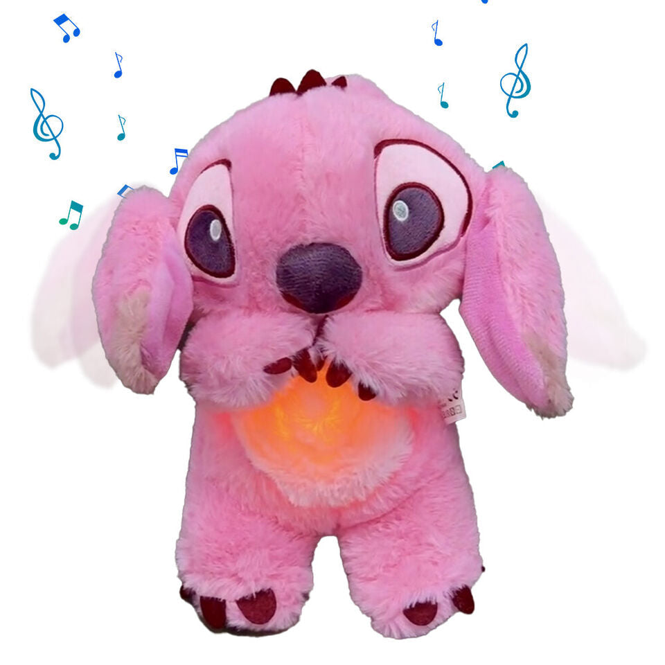 Stress-Relieving Plush with Breathing & Night Light - Soothing