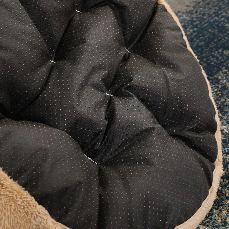 Fluffy Teddy Bear Pet Bed | Comfort & Safety