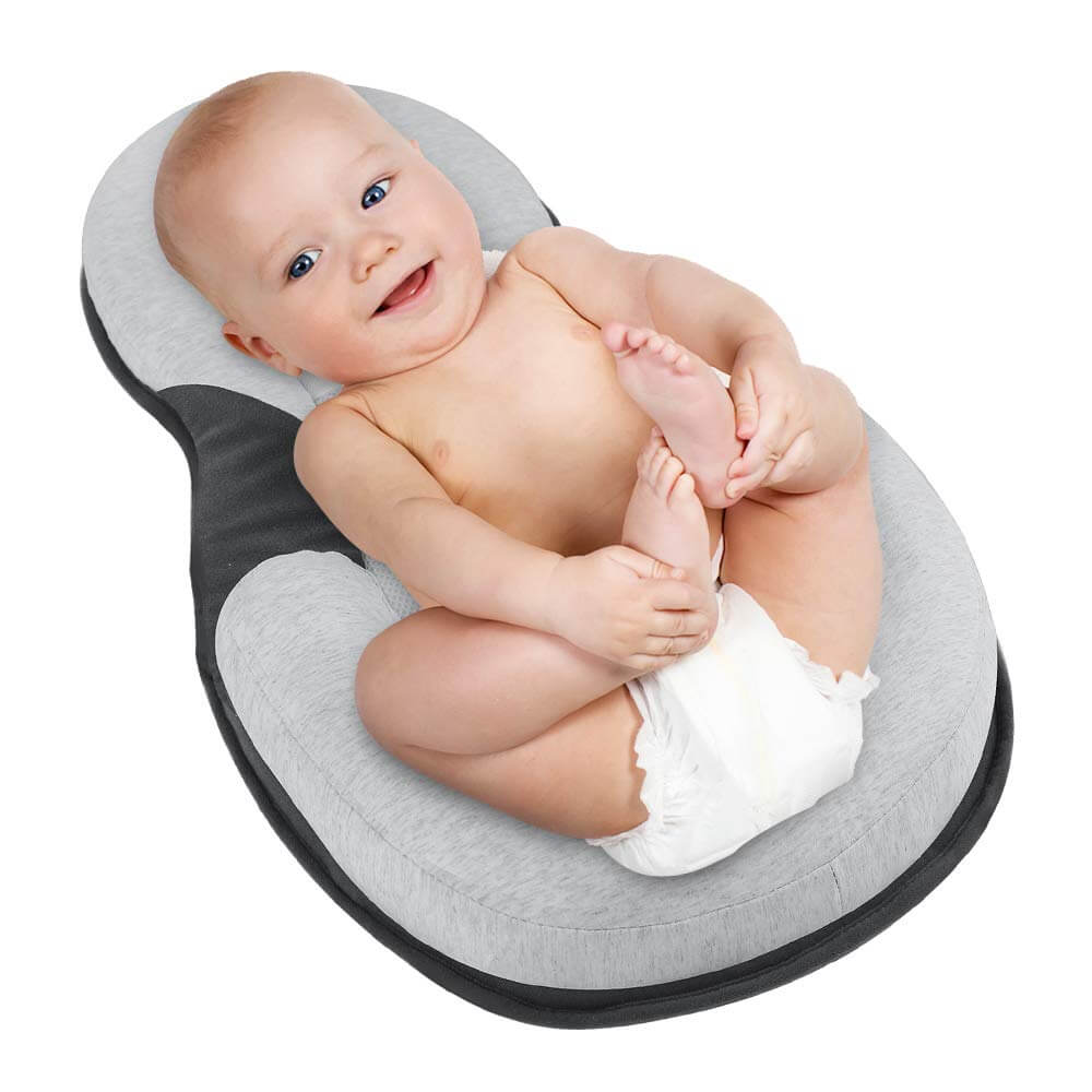 Ergonomic Portable Baby Bed with Head Support Against Flat Head Syndrome – Sleep Cocoon
