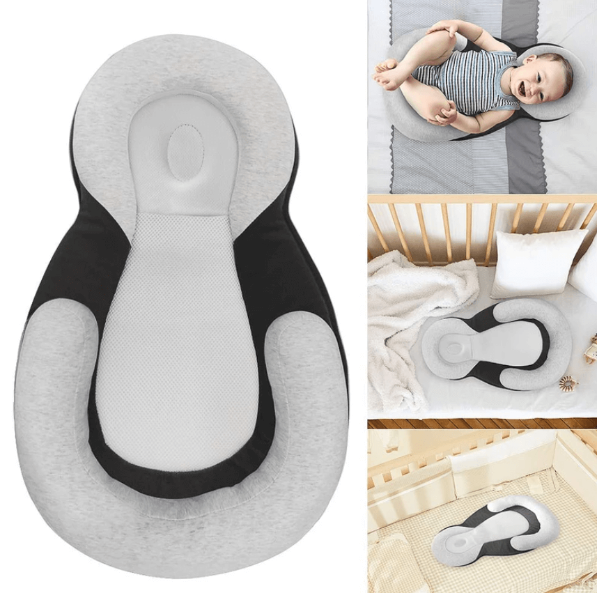 Ergonomic Portable Baby Bed with Head Support Against Flat Head Syndrome – Sleep Cocoon
