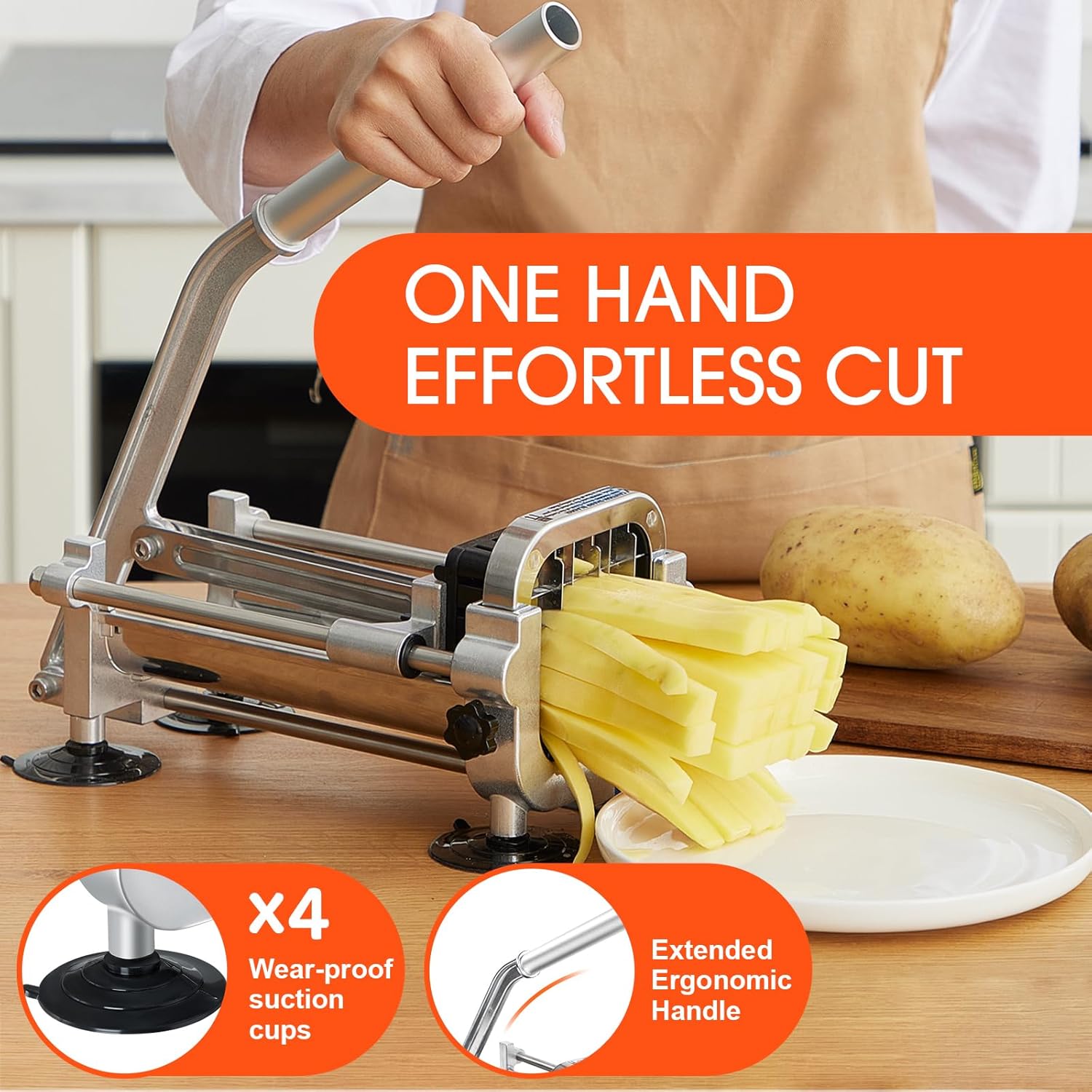 Premium Chip Cutter - Durable Stainless Steel | Versatile Blades