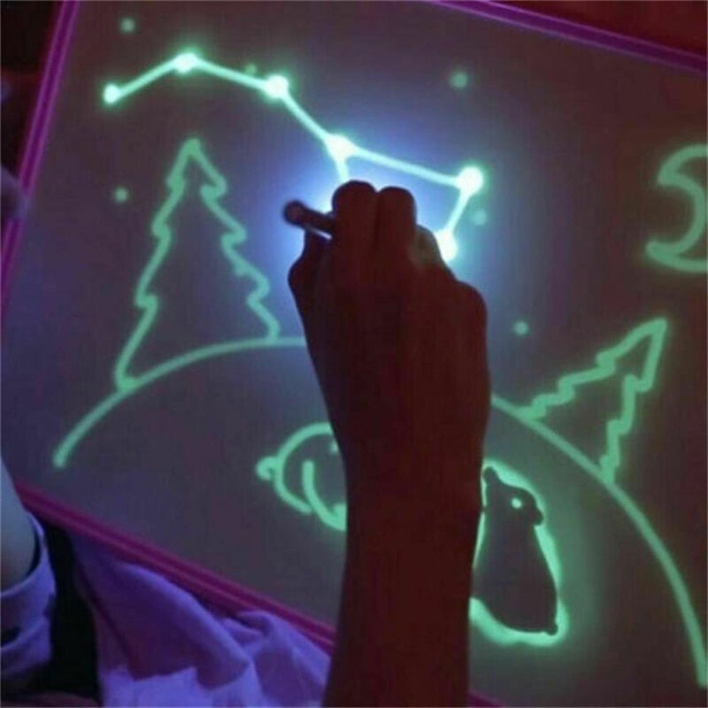 Light Board for Drawing Without Colour for Children – Reusable & Magical