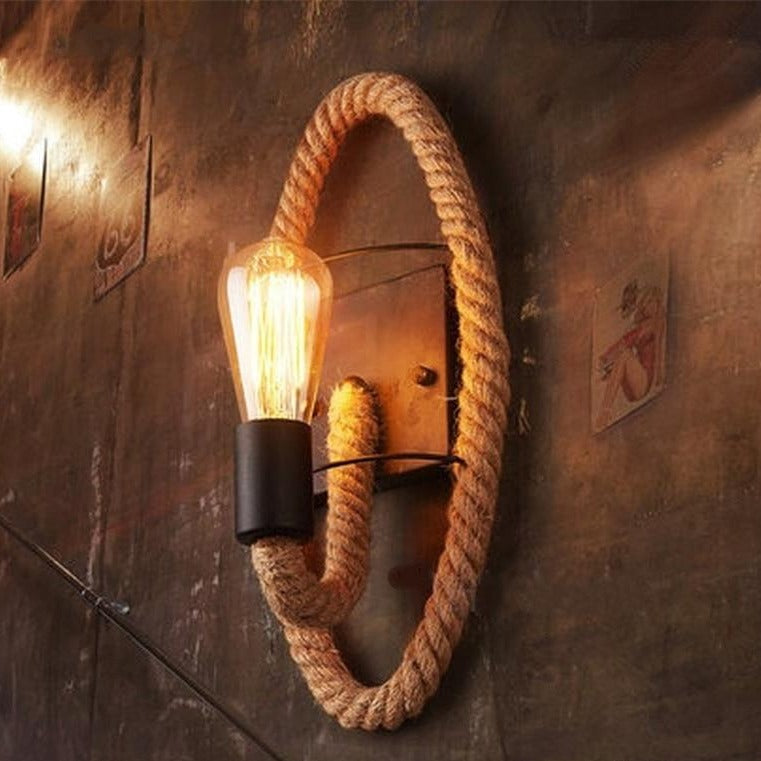 Vintage Wall Light – RusticRope