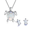 Ocean Wonder Turtle Set with Necklace and Earrings – Mila