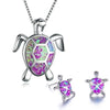 Ocean Wonder Turtle Set with Necklace and Earrings – Mila