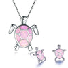 Ocean Wonder Turtle Set with Necklace and Earrings – Mila