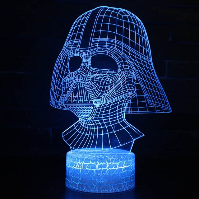 AstroGlow Star Wars Tekenfilm Lamp | KaAstroGlow Star Wars Cartoon Lampwaii Baby Yoda & Anime-Inspired LED Night Light for Bedrooms