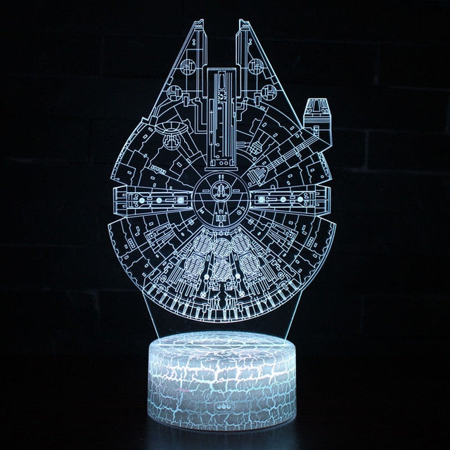AstroGlow Star Wars Tekenfilm Lamp | KaAstroGlow Star Wars Cartoon Lampwaii Baby Yoda & Anime-Inspired LED Night Light for Bedrooms