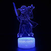 AstroGlow Star Wars Tekenfilm Lamp | KaAstroGlow Star Wars Cartoon Lampwaii Baby Yoda & Anime-Inspired LED Night Light for Bedrooms
