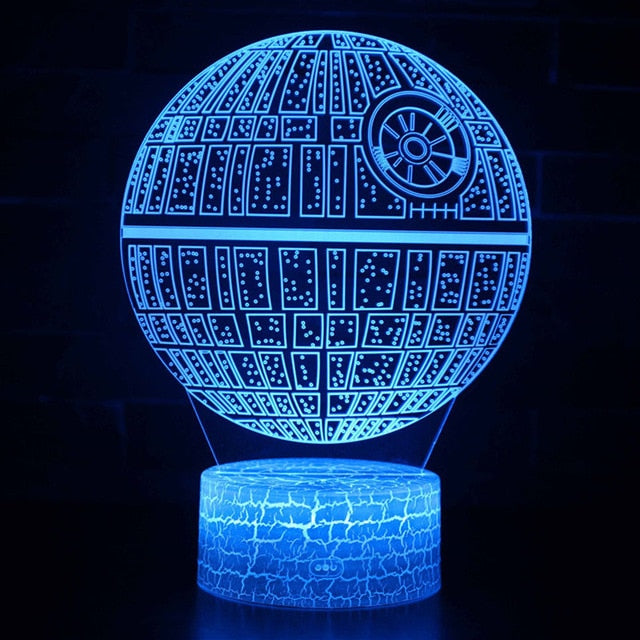 AstroGlow Star Wars Tekenfilm Lamp | KaAstroGlow Star Wars Cartoon Lampwaii Baby Yoda & Anime-Inspired LED Night Light for Bedrooms