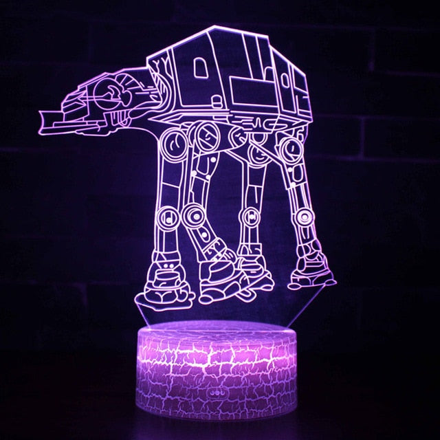 AstroGlow Star Wars Tekenfilm Lamp | KaAstroGlow Star Wars Cartoon Lampwaii Baby Yoda & Anime-Inspired LED Night Light for Bedrooms