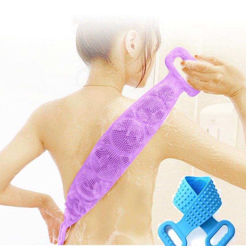 PureLuxe Exfoliating Bath Brush | Silicone Body Scrubber for Deep Cleansing