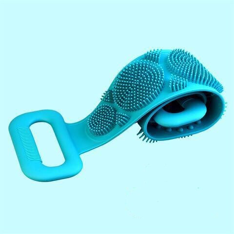 PureLuxe Exfoliating Bath Brush | Silicone Body Scrubber for Deep Cleansing