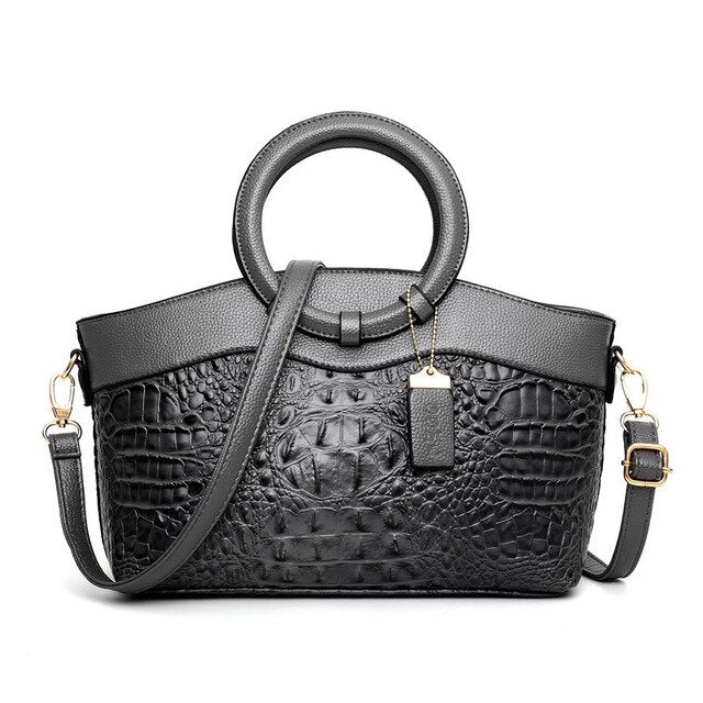 Luxurious Leather Shoulder Bag - Liva