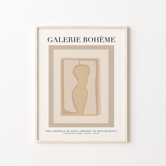 Abstract Henri Matisse Painting Canvas Print - Artwork Inspired by Matisse's Signature Style for Modern Interiors