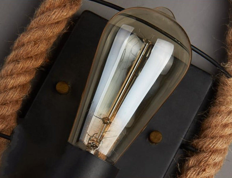 Vintage Wall Light – RusticRope