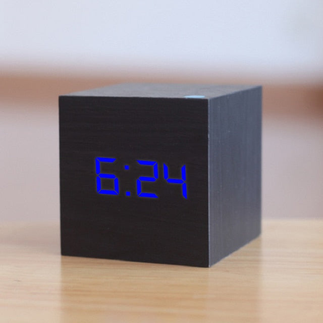 Digital LED Alarm Clock – CubeGlow