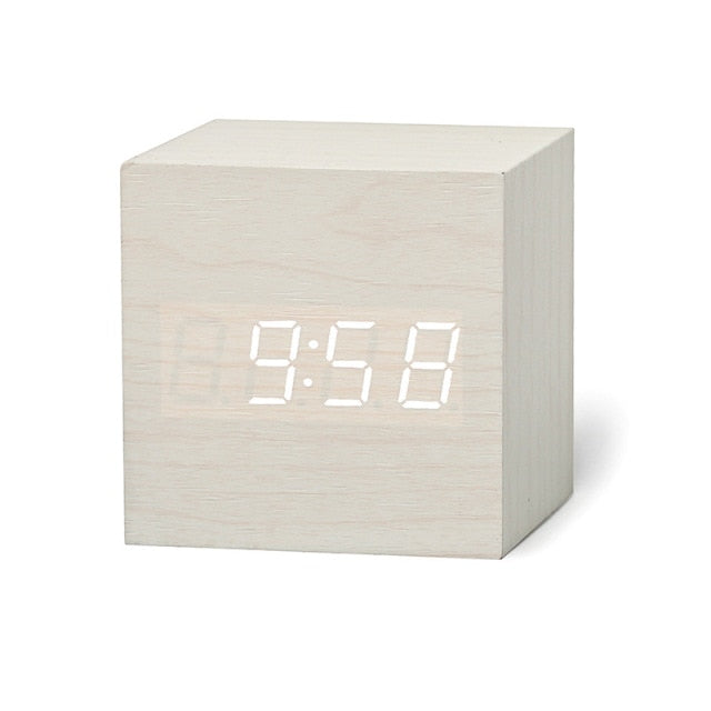 Digital LED Alarm Clock – CubeGlow