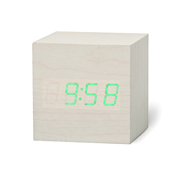 Digital LED Alarm Clock – CubeGlow