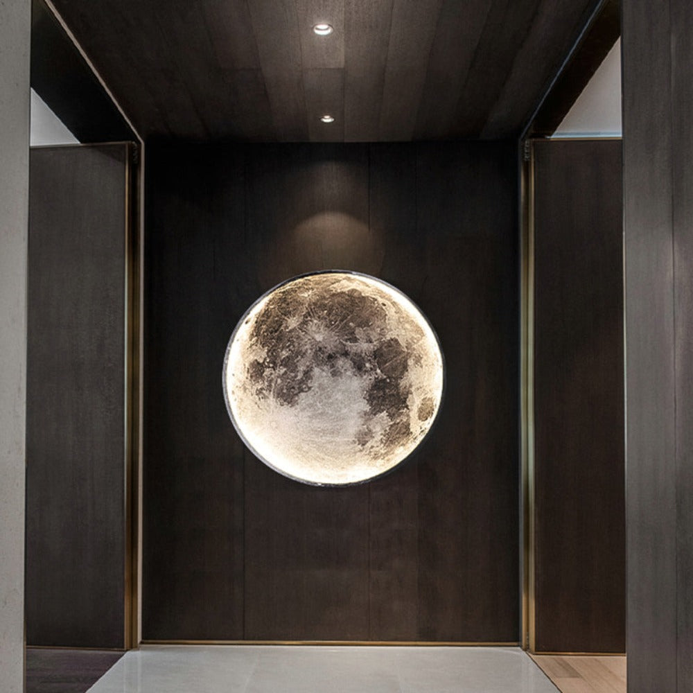 3D LED Moon and Earth Lamp - Unique Ceiling and Wall Lighting