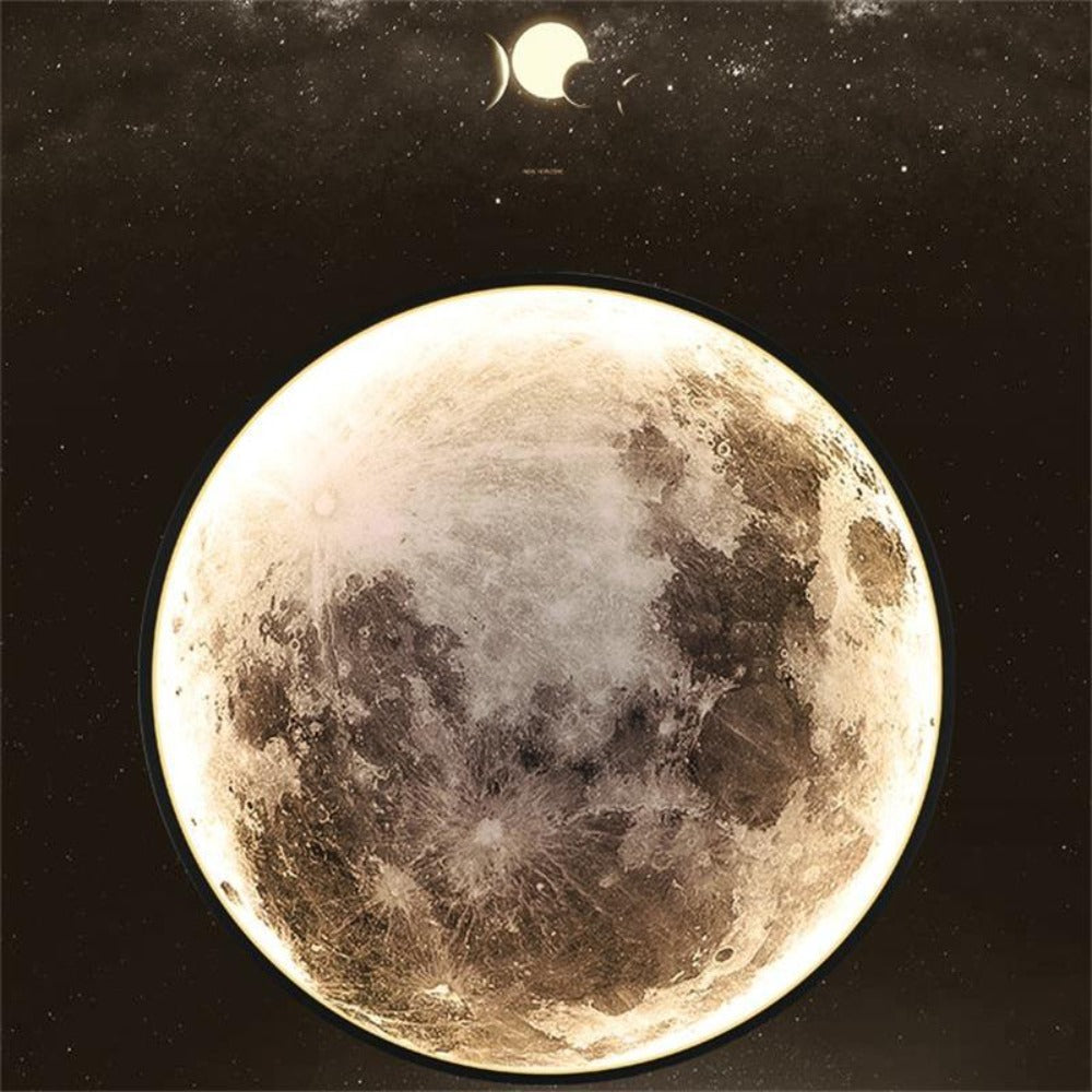 3D LED Moon and Earth Lamp - Unique Ceiling and Wall Lighting