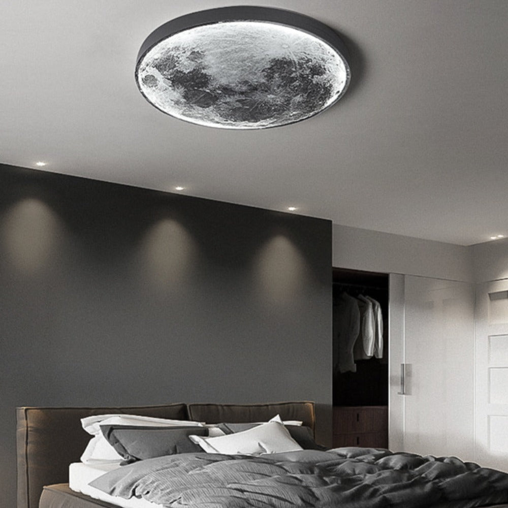 3D LED Moon and Earth Lamp - Unique Ceiling and Wall Lighting