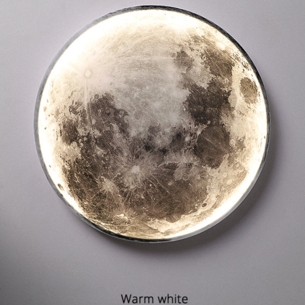 3D LED Moon and Earth Lamp - Unique Ceiling and Wall Lighting