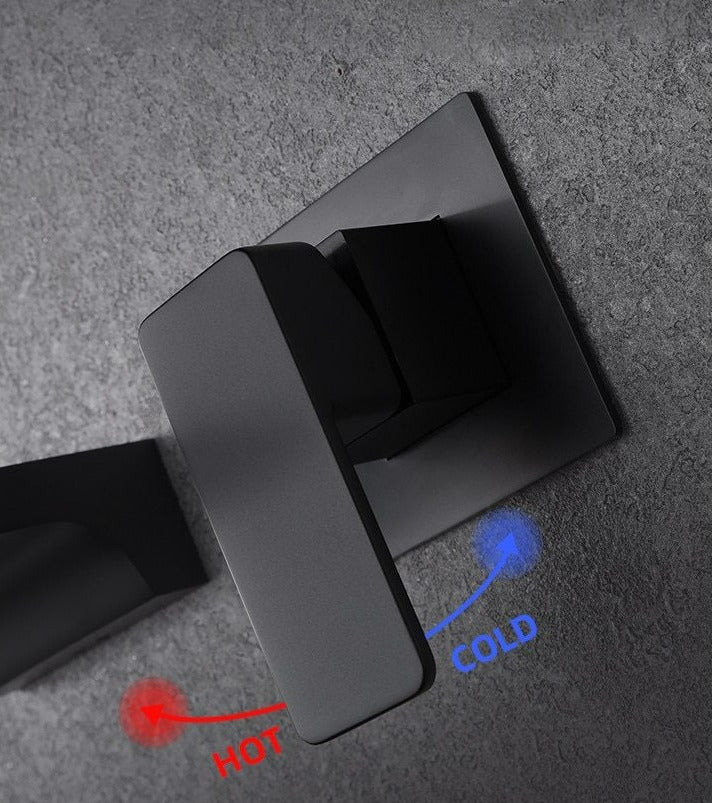 Sensor Wall Tap with Waterfall Spout – Fluxis