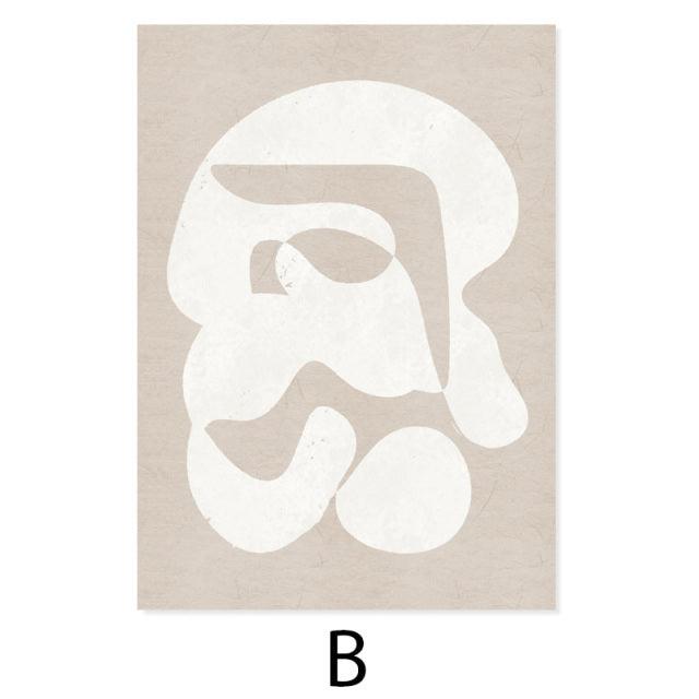 Boho Rainbow Canvas - Bohemian Abstract Wall Art