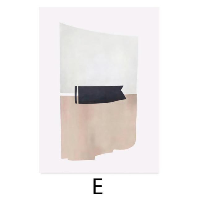 Boho Rainbow Canvas - Bohemian Abstract Wall Art