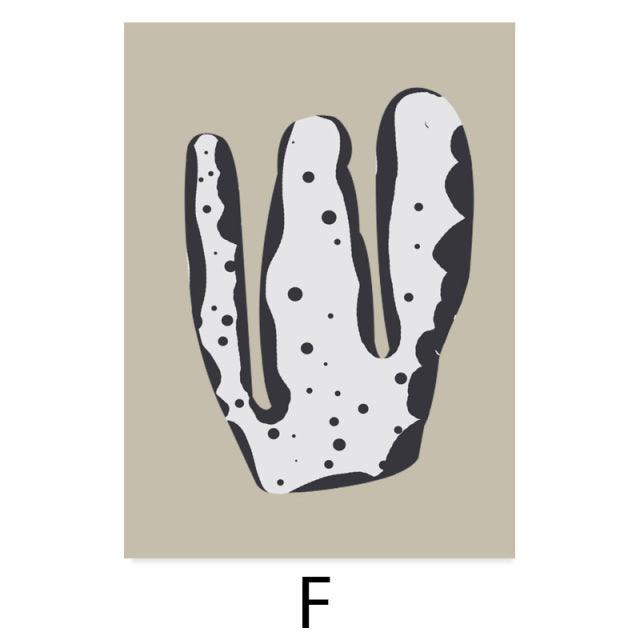 Boho Abstract Rainbow - Bohemian Wall Art on Canvas