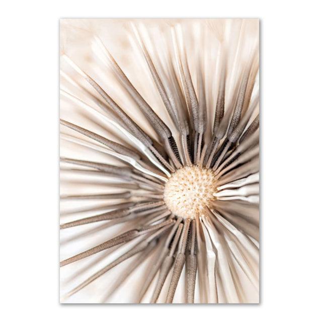 Beige Grass Boho Canvas - Natural Wall Decoration