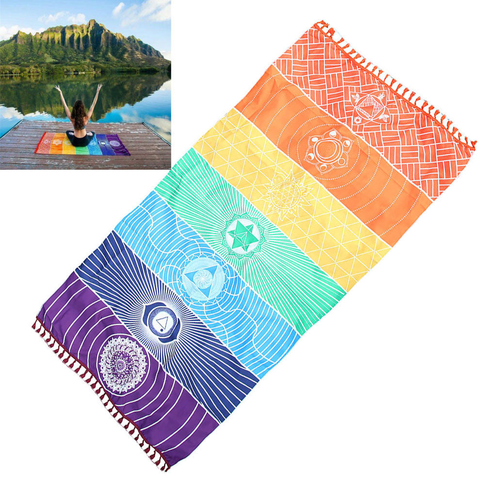Yoga Mat with the Seven Chakras – ChakraBalance