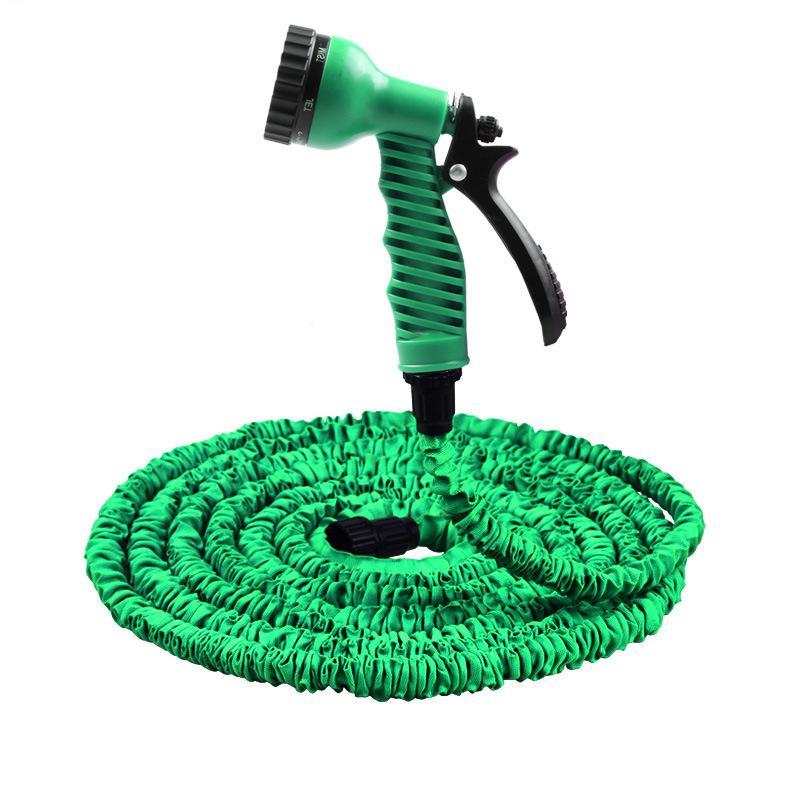 Expandable Garden Hose with Spray Nozzle – FlexaFlow