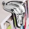 GlamourTick Melting Timepiece | Salvador Dali-inspired surreal clock with mesmerizing fluid design
