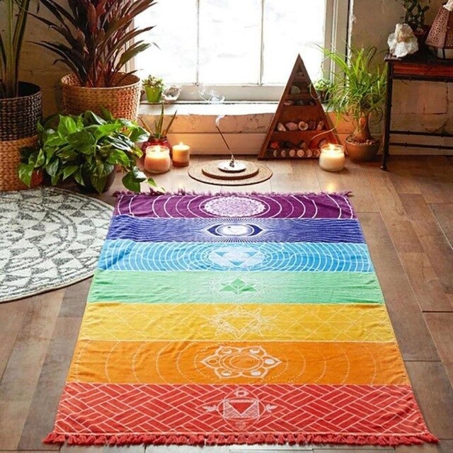 Yoga Mat with the Seven Chakras – ChakraBalance