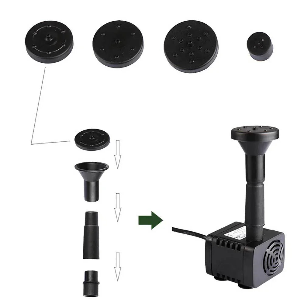 Solar Fountain for Pond & Birdbath – Solaflow