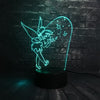 ToonLuxe 3D Night Light | Vibrant Mickey & Minnie LED bedroom lamp with remote control