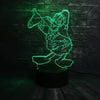 ToonLuxe 3D Night Light | Vibrant Mickey & Minnie LED bedroom lamp with remote control