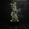ToonLuxe 3D Night Light | Vibrant Mickey & Minnie LED bedroom lamp with remote control